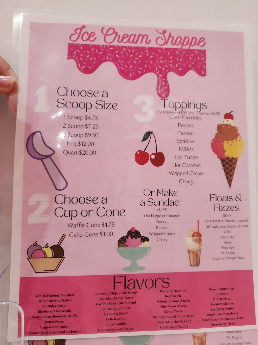 Ice Cream Shoppe of Destin, FL Menu - Image 4